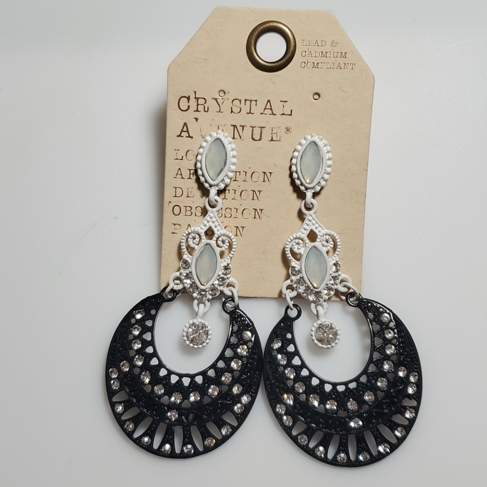Crystal Avenue Drop Earrings